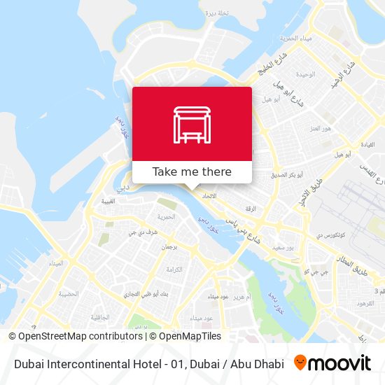 Dubai Intercontinental Hotel - 01 map