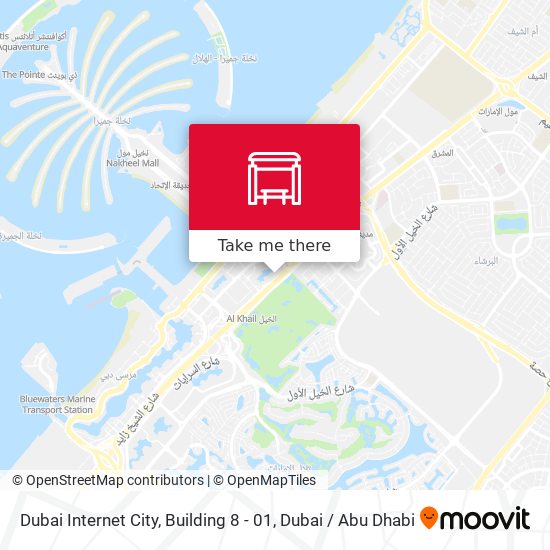 Dubai Internet City, Building 8 - 01 map