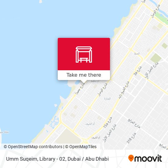 Umm Suqeim, Library - 02 map