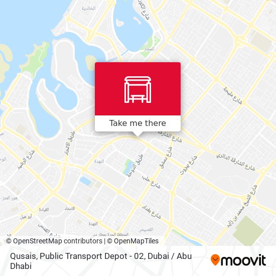 Qusais, Public Transport Depot - 02 map