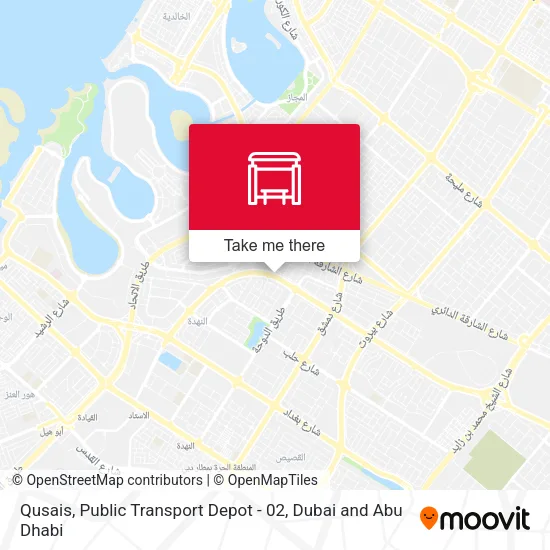 Qusais, Public Transport Depot - 02 map