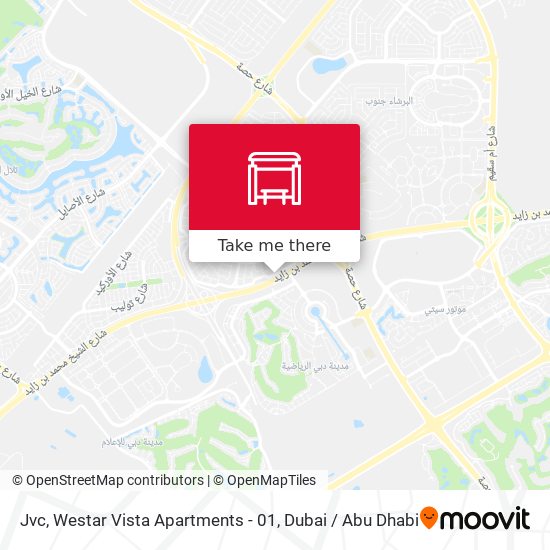 Jvc, Westar Vista Apartments - 01 map