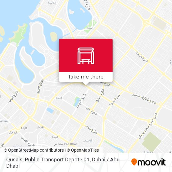 Qusais, Public Transport Depot - 01 map