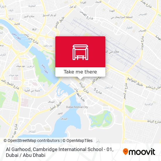 Al Garhood, Cambridge International School - 01 map