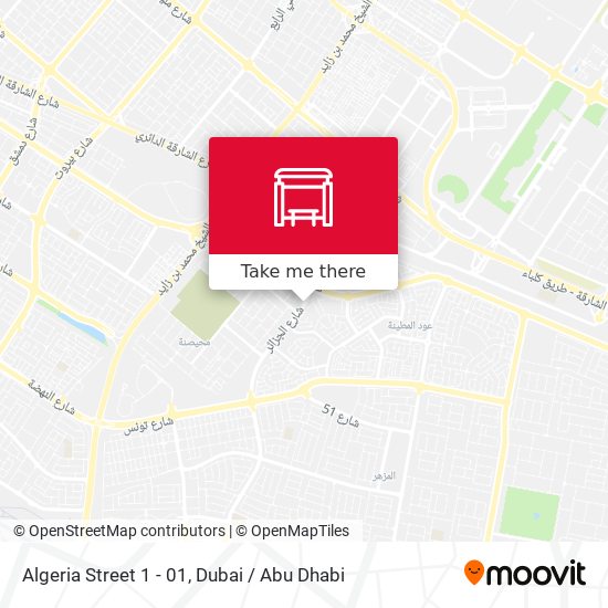 Algeria Street 1 - 01 map
