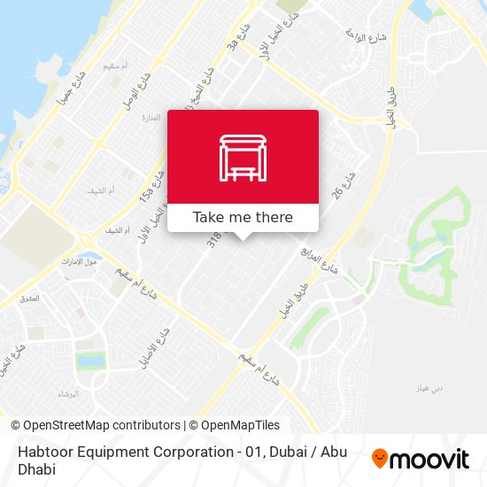Habtoor Equipment Corporation - 01 map