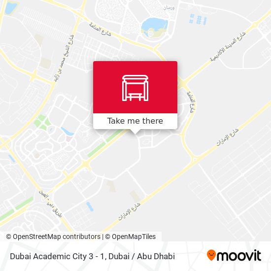 Dubai Academic City 3 - 1 map