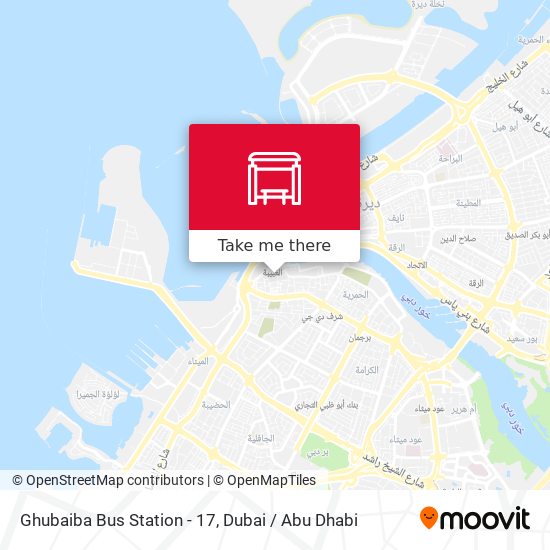 Ghubaiba Bus Station - 17 map