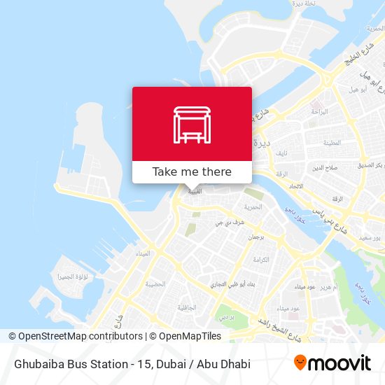 Ghubaiba Bus Station - 15 map
