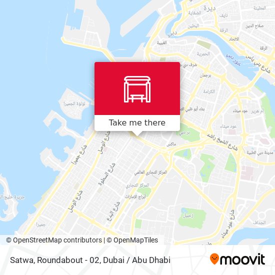 Satwa, Roundabout - 02 map