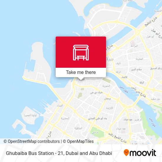 Ghubaiba Bus Station - 21 map