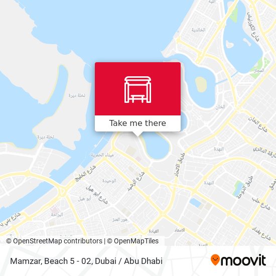 Mamzar, Beach 5 - 02 map