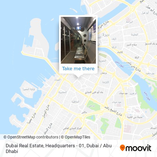 Dubai Real Estate, Headquarters - 01 map