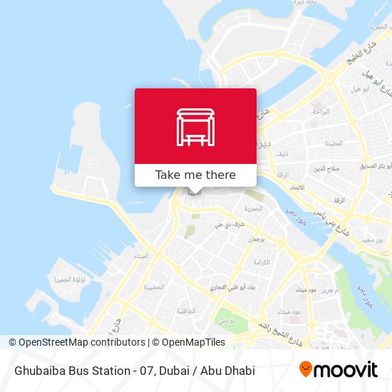 Ghubaiba Bus Station - 07 map