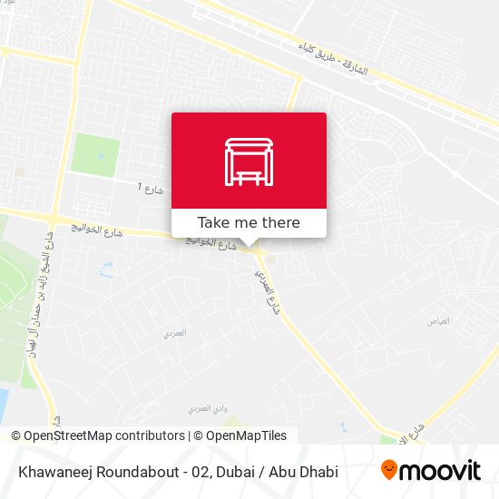 Khawaneej  Roundabout - 02 map