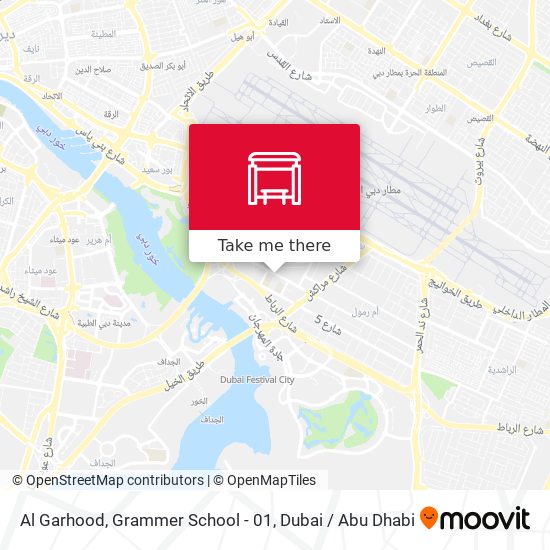 Al Garhood, Grammer School - 01 map
