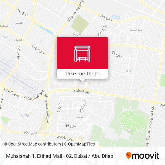 Muhaisnah 1, Etihad Mall - 02 map