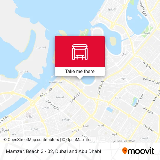 Mamzar, Beach 3 - 02 map