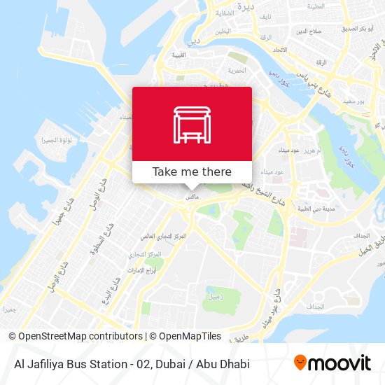 Al Jafiliya Bus Station - 02 map