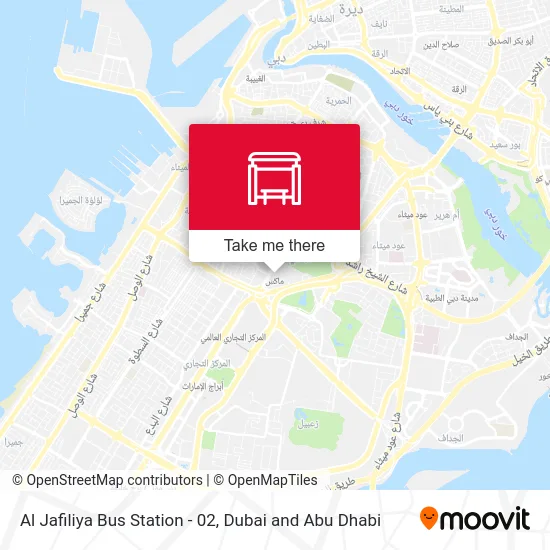 Al Jafiliya Bus Station - 02 map