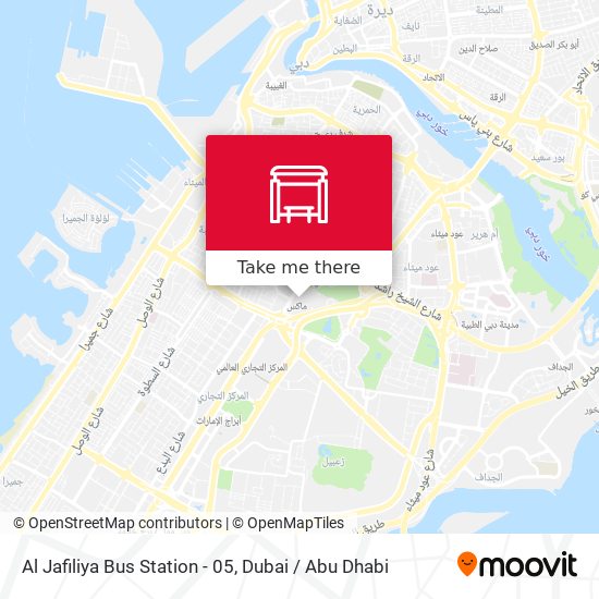 Al Jafiliya Bus Station - 05 map