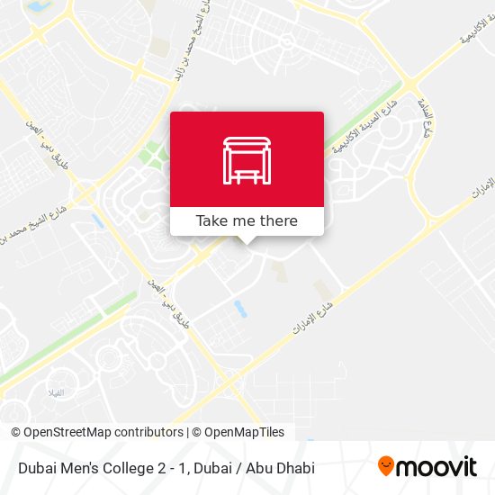 Dubai Men's College 2 - 1 map