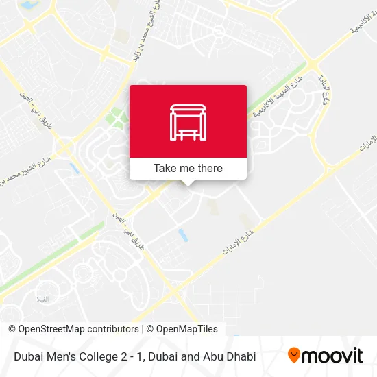 Dubai Men's College 2 - 1 map