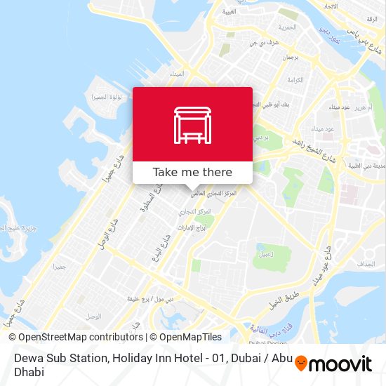 Dewa Sub Station, Holiday Inn Hotel - 01 map