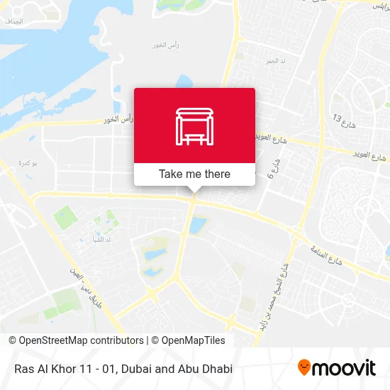 Ras Al Khor 11 - 01 map