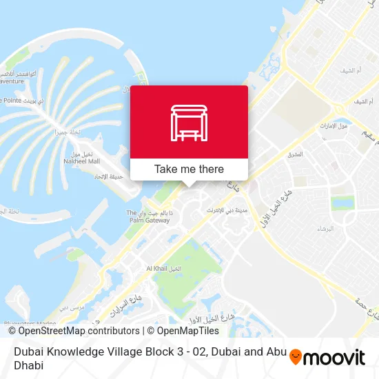 Dubai Knowledge Village Block 3 - 02 map