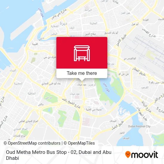 Oud Metha Metro Bus Stop - 02 map