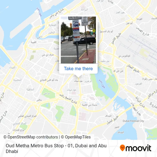 Oud Metha Metro Bus Stop - 01 map