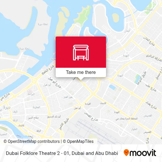 Dubai Folklore Theatre 2 - 01 map