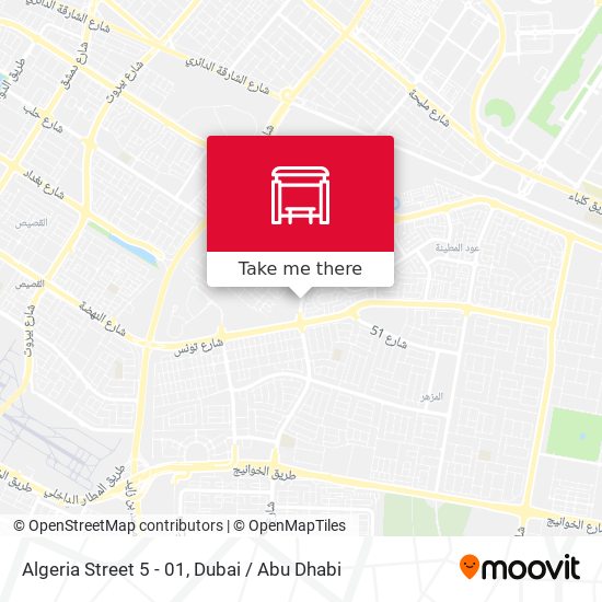 Algeria Street 5 - 01 map