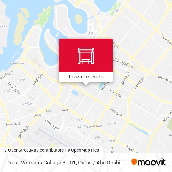 Dubai Women's College 3 - 01 map