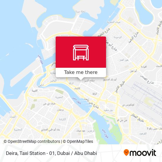 Deira, Taxi Station - 01 map