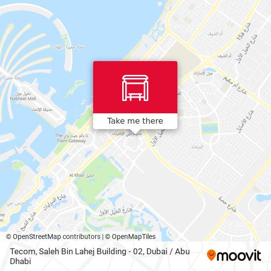 Tecom, Saleh Bin Lahej Building - 02 map
