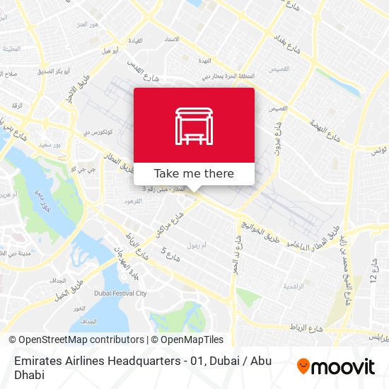 Emirates Airlines Headquarters - 01 map