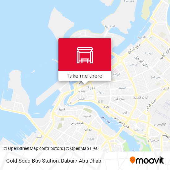 Gold Souq Bus Station map