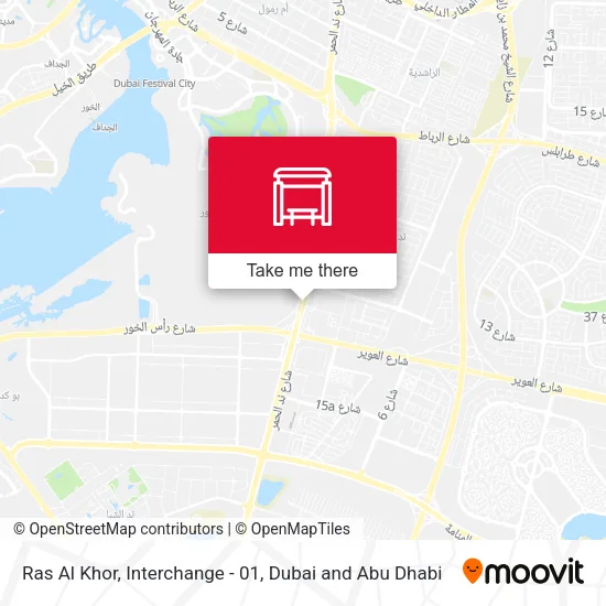 Ras Al Khor, Interchange - 01 map