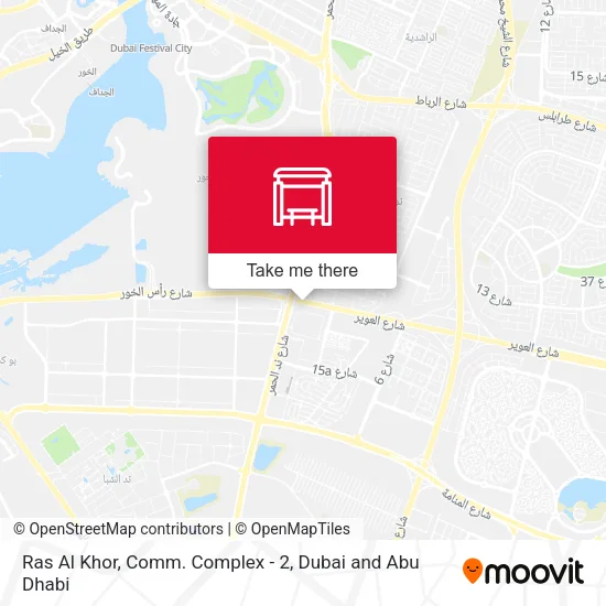 Ras Al Khor, Comm. Complex - 2 map