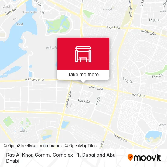 Ras Al Khor, Comm. Complex - 1 map