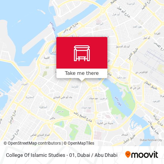 College Of Islamic Studies - 01 map