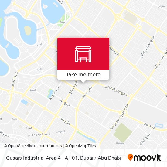 Qusais Industrial Area 4 - A - 01 map