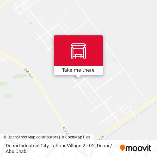 Dubai Industrial  City, Labour Village 2 - 02 map