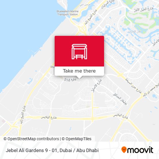 Jebel Ali Gardens 9 - 01 map