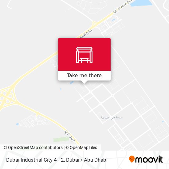 Dubai Industrial City 4 - 2 map