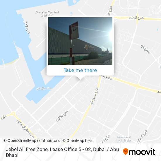 Jebel Ali Free Zone, Lease Office 5 - 02 map