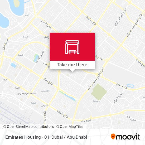 Emirates Housing - 01 map