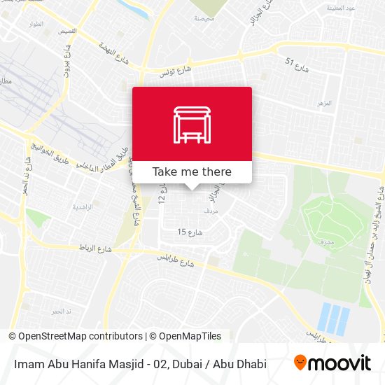 Imam Abu Hanifa Masjid - 02 map
